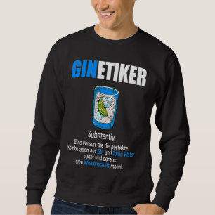 Ginetiker Alcohol London Dry Gin Mannen Vrouwen Trui