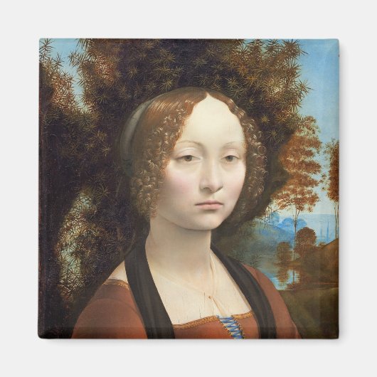 Ginevra de' Benci, c. 1474-78 Magneet (Voorkant)