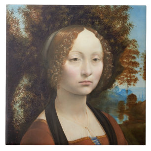 Ginevra de' Benci, c. 1474-78 Tegeltje