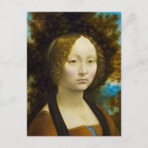 Ginevra de' Benci door Leonardo da Vinci