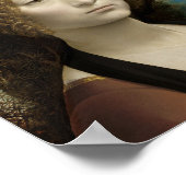 Ginevra de' Benci door Leonardo Da Vinci Poster (Hoek)