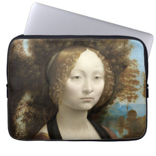 Ginevra de' Benci Leonardo da Vinci Laptop Sleeve