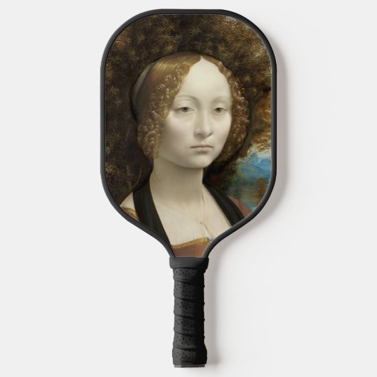 Ginevra de' Benci Leonardo da Vinci Pickleball Paddle (Voorkant)