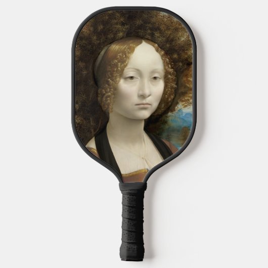 Ginevra de' Benci Leonardo da Vinci Pickleball Paddle (Achterkant)