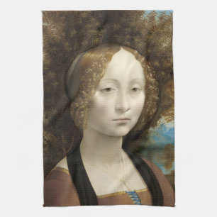 Ginevra de' Benci Leonardo da Vinci Theedoek