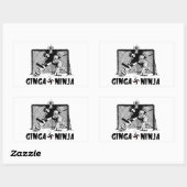 Ginga Ninja - Hockey Goalie Rechthoekige Sticker (Vel)