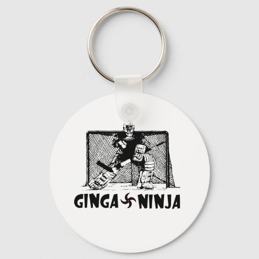 Ginga Ninja - Hockey Goalie Sleutelhanger (Voorkant)