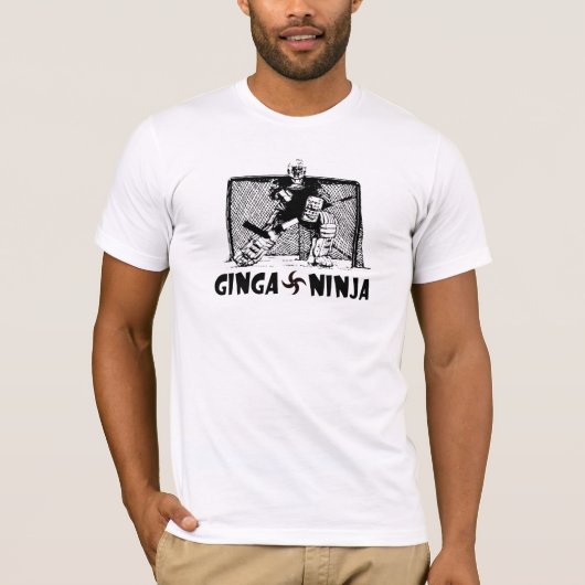Ginga Ninja - Hockey Goalie T-shirt (Voorkant)