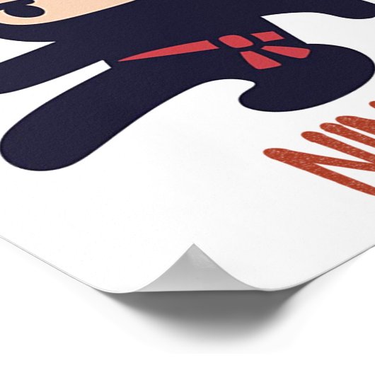 Ginga Ninja Poster Redhead Mur drôle (Coin)