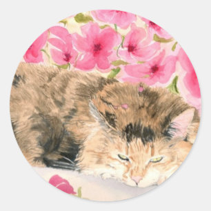 Gingembre les autocollants de chat