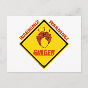 Ginger Alert! Briefkaart