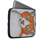 Ginger and white cat Electronics Bag Laptop Sleeve (Voorkant Rechts)