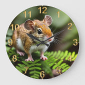 Ginger Australian Hopping Mouse, Wall Clock Grote Klok (Voorkant)