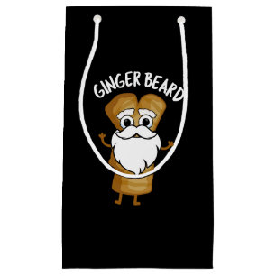 Ginger Baard Grappig Gingerbread Food Pun Donker B Klein Cadeauzakje
