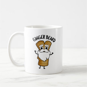 Ginger Baard Grappig Gingerbread Voedsel Pun Koffiemok