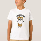 Ginger Baard Grappig Gingerbread Voedsel Pun T-shirt (Voorkant)