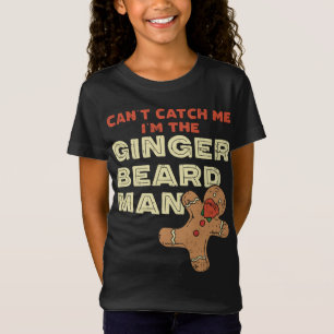Ginger Baard Man Funny Gingerbread Man T-shirt