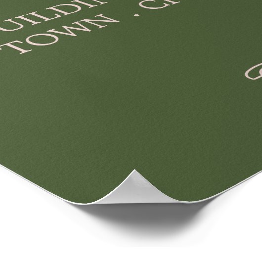 Ginger Baard Model, Heren Kappers Prijslijst Poster (Hoek)