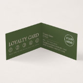 Ginger Beard Model, Mannen Barbers, Loyalty Card Visitekaartjes (Binnen)