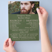 Ginger Beard Model, Mannen Barbres Adverteren Flyer (Hand)