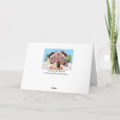 Ginger Bread House Labrador Kerst Kaarten (Achterkant)