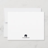 Ginger Bread Man Invitation Kaart (Achterkant)