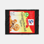 Ginger Bread Sce Group Costume Family Matching Hal Fleece Deken (Voorkant (Horizontaal))