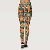 Ginger broodman Kerst Patroon Leggings (Achterkant)
