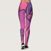 GINGER CAT BOHO YOGA PANTS LEGGINGS (Achterkant)