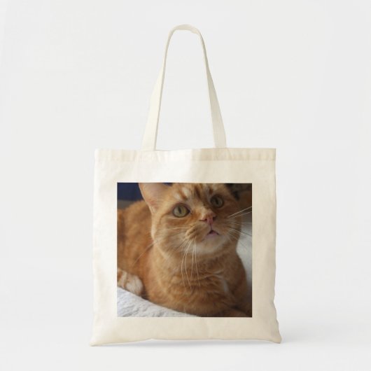 Ginger Cat Canvas tas (Voorkant)