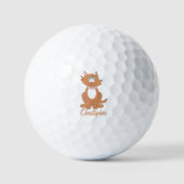 Ginger Cat Design Golfballen (Voorkant)