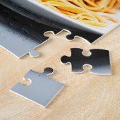 Ginger Cat Eating Spaghetti Legpuzzel (Zijkant)