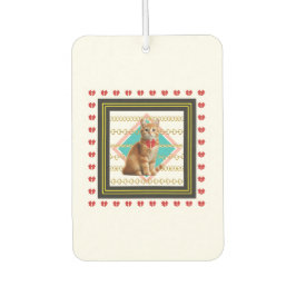 Ginger cat en Golden chain Hard plastic onderzette Luchtverfrisser