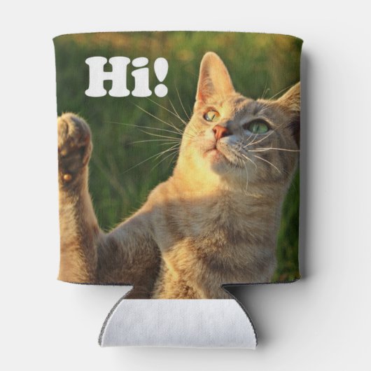 Ginger Cat Gezegde Hoi! Blikjeskoeler (Achterkant)