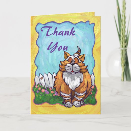 Ginger Cat Gifts & Accessoires Bedankkaart (Voorkant)