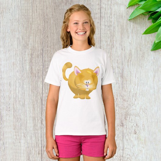 Ginger Cat Girls T-Shirt