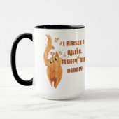 Ginger Cat Ik heb een moordenaar dodelijk maar plu Mok (Links)