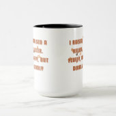 Ginger Cat Ik heb een moordenaar dodelijk maar plu Mok (Midden)