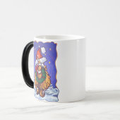 Ginger Cat Kerstmis Magische Mok (Voorkant links)