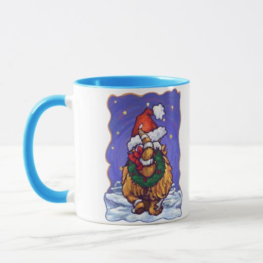 Ginger Cat Kerstmis Mok (Links)
