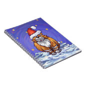Ginger Cat Kerstmis Notitieboek (Rechterzijde)