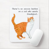 "Ginger Cat" Mousepad Muismat (Met muis)