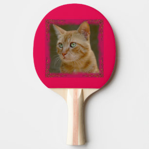 Ginger Cat Ping Pong Paddle Tafeltennisbatje