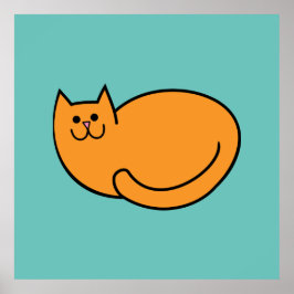 Ginger Cat Poster
