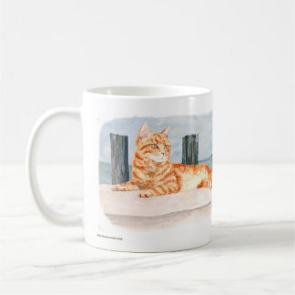 Ginger Cat Seaside Mok, 325 ml Koffiemok