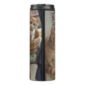 Ginger Cat thermische tumbler Thermosbeker (Achterkant)