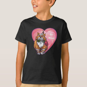 Ginger Cat Valentijnsdag T-shirt