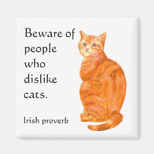 "Ginger Cat"-vriend Magnet Magneet
