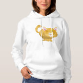 Ginger Cat Womens Hoodie (Voorkant)