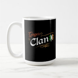 Ginger Clan Irish Heritage Shamrock Vintage Koffiemok